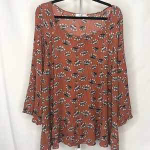 Moa moa burnt orange top